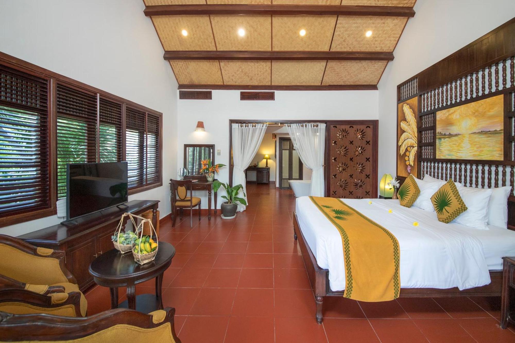ปาล์ม การ์เด้ Hotel ฮอยอัน ภายนอก รูปภาพ A room at the resort