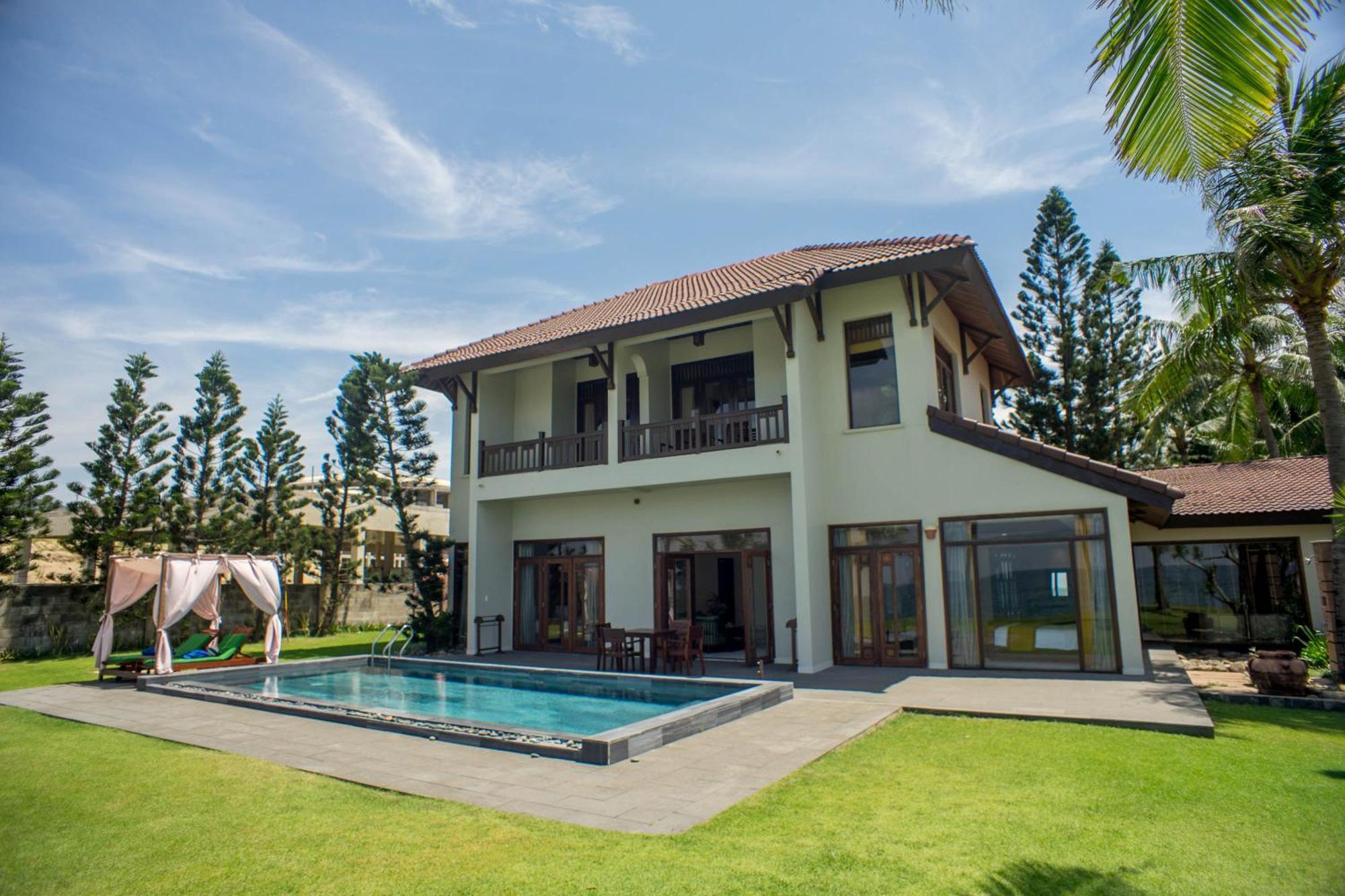 ปาล์ม การ์เด้ Hotel ฮอยอัน ภายนอก รูปภาพ A villa in Vietnam